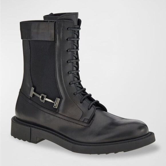 Men's Salvatore, Ferragamo, Iglesias, gancio Chelsea boots size 8.5 EE - Picture 13 of 14